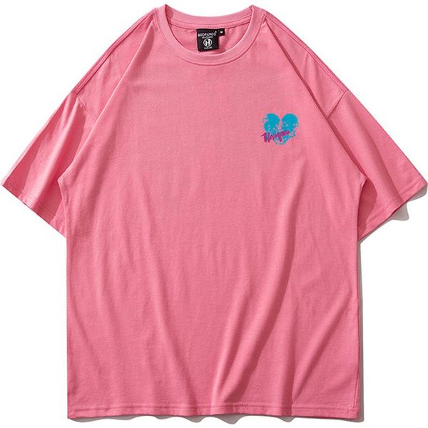 men's t-shirts harajuku style love couple short-sleeved t-shirt women high street oversized casual wild tide summer 2021 arrive tees, White;black
men's t-shirts harajuku style love couple short-sleeved t-shirt women high street oversized casual wild tide summer 2021 arrive tees, White;black