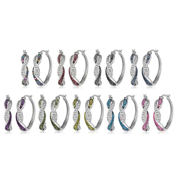 hoop & huggie fashion circle earrings for women simple winding earing round full zircon aesthetic jewelry wholesale gift girls kae324, Golden;silver
hoop & huggie fashion circle earrings for women simple winding earing round full zircon aesthetic jewelry wholesale gift girls kae324, Golden;silver