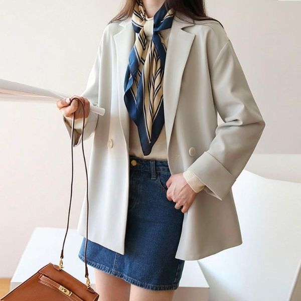 women's suits & blazers spring autumn single button office lady suit jacket elegant loose workwear women blazer female outwear fashion, White;black 
women's suits & blazers spring autumn single button office lady suit jacket elegant loose workwear women blazer female outwear fashion, White;black