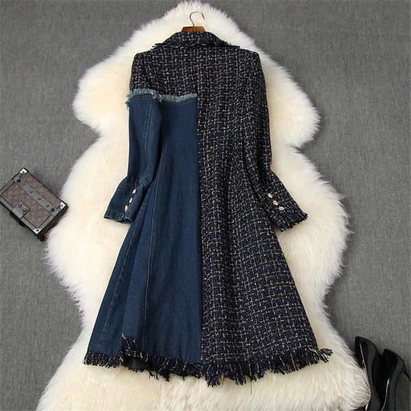 women's trench coats winter fashion by wool tweed jackets and women denim patchwork chess from vintage long mixer outerwear grd9, Tan;black
women's trench coats winter fashion by wool tweed jackets and women denim patchwork chess from vintage long mixer outerwear grd9, Tan;black