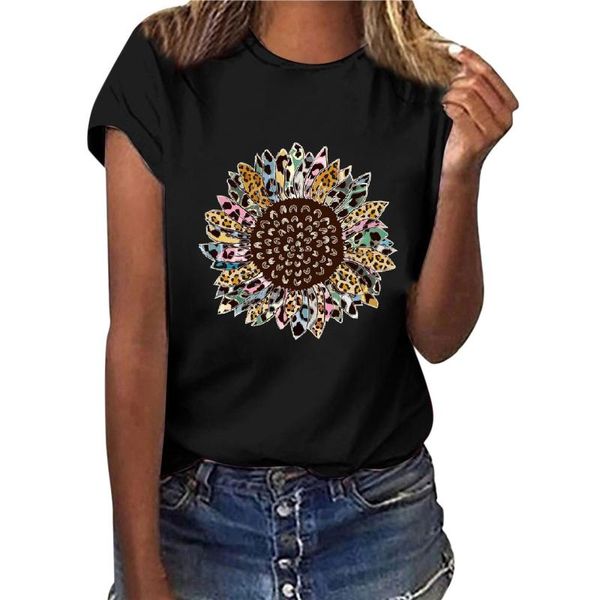 women t shirt casual sunfloral print short sleeves o neck t-shirt harajuku vogue female loose roupas femininas 2021 women's, White
women t shirt casual sunfloral print short sleeves o neck t-shirt harajuku vogue female loose roupas femininas 2021 women's, White