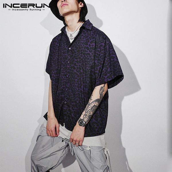 men's casual shirts incerun man fashion floral loose buttons camisa men leopard printed short sleeve lapel blouse summer chic 5xl, White;black
men's casual shirts incerun man fashion floral loose buttons camisa men leopard printed short sleeve lapel blouse summer chic 5xl, White;black