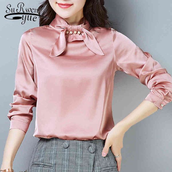 korean fashion clothing autumn women and blouse elegant long sleeve solid chiffon streetweat blusas 6229 50 210521, White
korean fashion clothing autumn women and blouse elegant long sleeve solid chiffon streetweat blusas 6229 50 210521, White