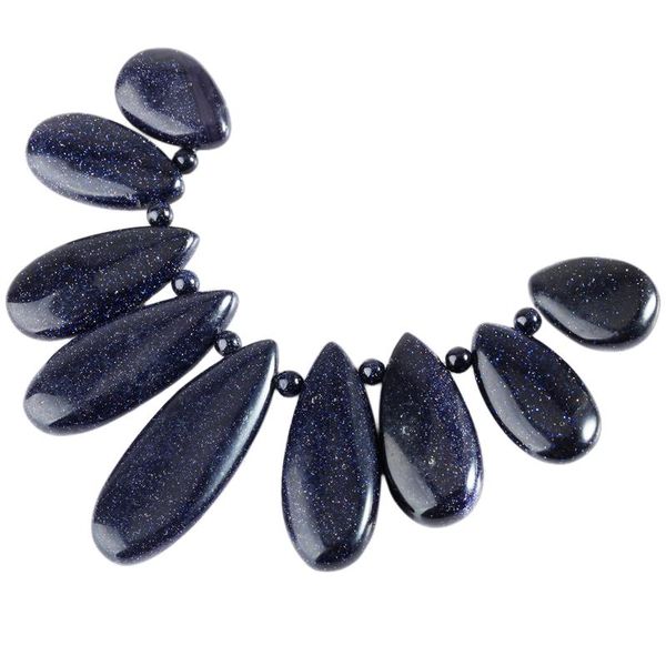 other tumbeelluwa 9pcs drop shape blue sand stone beads drilled reiki opalite charms for jewelry making diy accessories 
other tumbeelluwa 9pcs drop shape blue sand stone beads drilled reiki opalite charms for jewelry making diy accessories