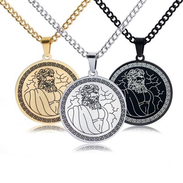 pendant necklaces stainless steel ancient greece the god of zeus necklace for men mythology jewelry male gift, Silver
pendant necklaces stainless steel ancient greece the god of zeus necklace for men mythology jewelry male gift, Silver