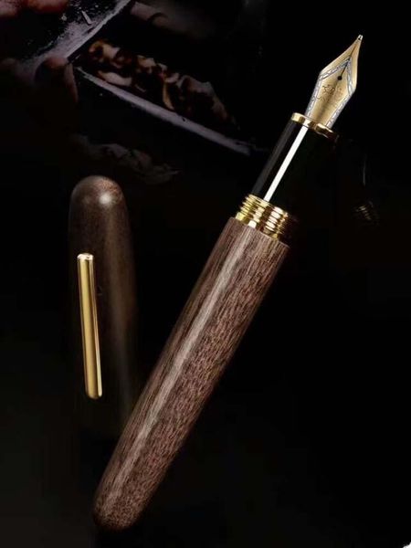 fountain pens jinhao 9056 wood pen gloden brown calligraphy student stationery office supplies
fountain pens jinhao 9056 wood pen gloden brown calligraphy student stationery office supplies