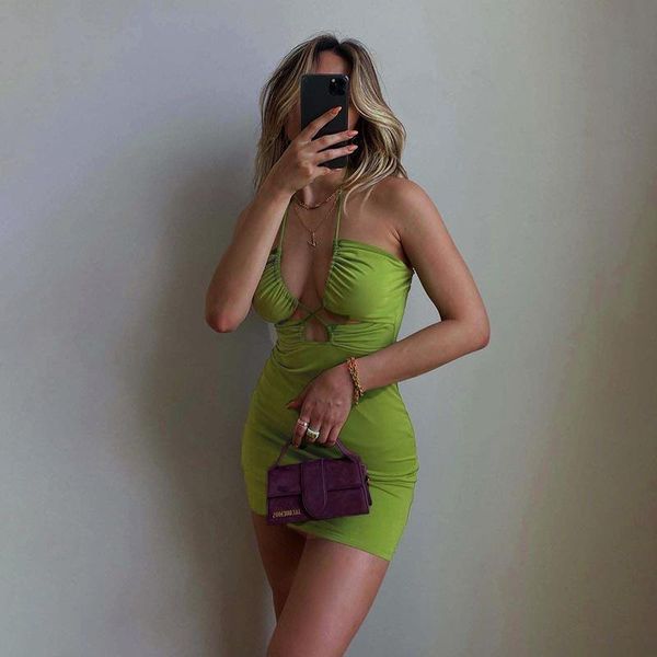 casual dresses women bodycon dress halter lace up hollow high waist solid 2021 summer sleeveless street wear spaghetti strap mini, Black;gray
casual dresses women bodycon dress halter lace up hollow high waist solid 2021 summer sleeveless street wear spaghetti strap mini, Black;gray
