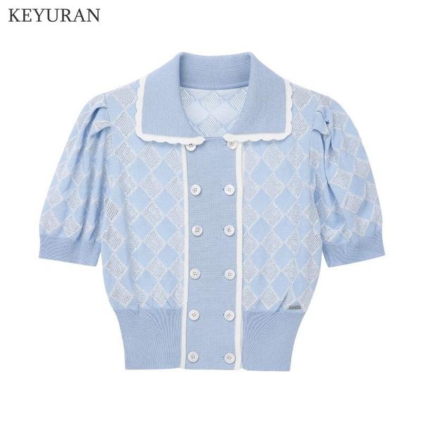 women's sweaters 2021 summer thin knitwear women elegant fashion contrast turn down collar short sleeve hollow out knitted t shirts sw, White;black
women's sweaters 2021 summer thin knitwear women elegant fashion contrast turn down collar short sleeve hollow out knitted t shirts sw, White;black