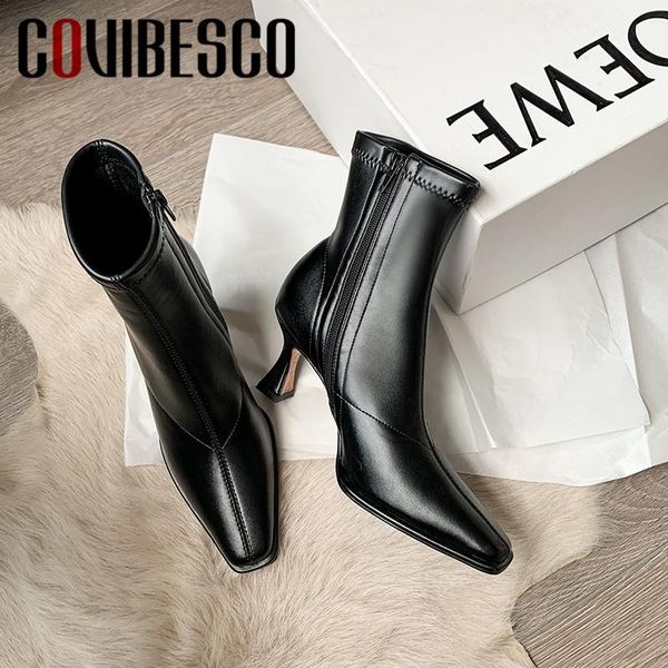boots covibesco 2021 woman ankle autumn winter warm  basic shoes short basic office pumps, Black
boots covibesco 2021 woman ankle autumn winter warm  basic shoes short basic office pumps, Black