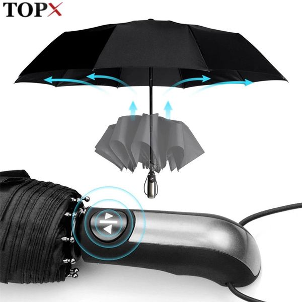 Wind Resistant Fuy-Automatic Umbrea Rain Women For Men 3Foding Gift Paraso Compact arge Trave Business Car 10K Umbrea
Wind Resistant Fuy-Automatic Umbrea Rain Women For Men 3Foding Gift Paraso Compact arge Trave Business Car 10K Umbrea