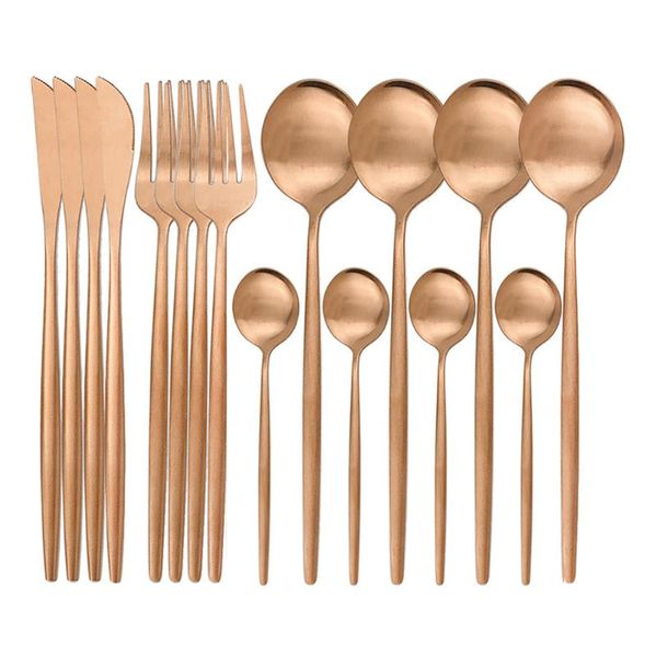 dinnerware sets 16pcs rose set gold cutlery 304 stainless steel tableware knife fork spoon flatware kitchen matte silverware
dinnerware sets 16pcs rose set gold cutlery 304 stainless steel tableware knife fork spoon flatware kitchen matte silverware