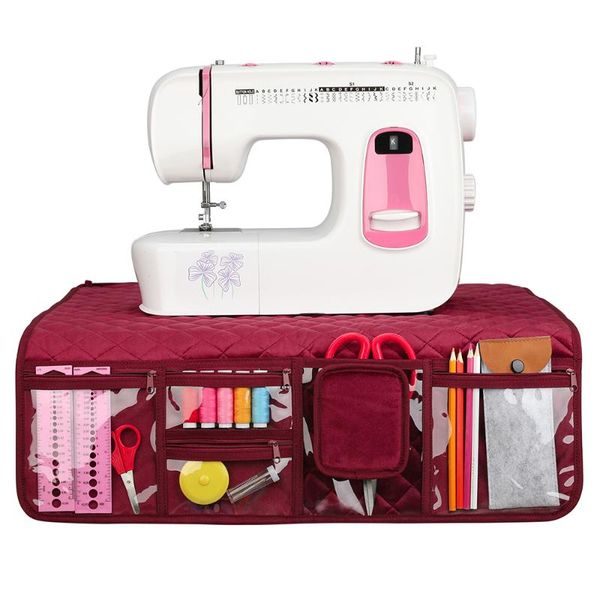 other arts and crafts large sewing machine cover bag wine color storage multi-functional portable organizer also as mat for accessories
other arts and crafts large sewing machine cover bag wine color storage multi-functional portable organizer also as mat for accessories