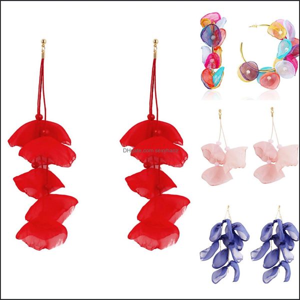 jewelrymti-layer silk cloth art earring long flower petals stud candy color handmade material earrings women drop delivery 2021 pnjbh, Golden;silver
jewelrymti-layer silk cloth art earring long flower petals stud candy color handmade material earrings women drop delivery 2021 pnjbh, Golden;silver