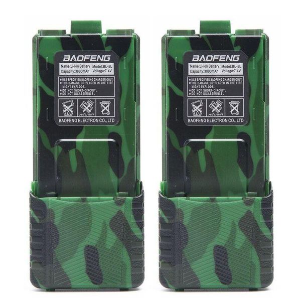 walkie talkie 2pcs original baofeng uv-5r bl-5l 7.4v 3800mah li-ion high capacity battery for bf-f8 uv 5r uv5r uv-5re uv-5ra
walkie talkie 2pcs original baofeng uv-5r bl-5l 7.4v 3800mah li-ion high capacity battery for bf-f8 uv 5r uv5r uv-5re uv-5ra