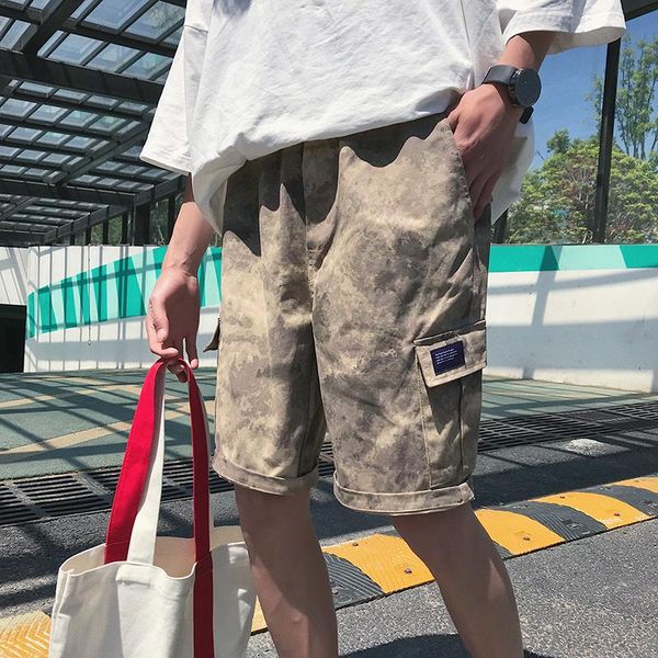 men's army shorts loose camouflage mens cargo summer youth casual masculino, White;black
men's army shorts loose camouflage mens cargo summer youth casual masculino, White;black