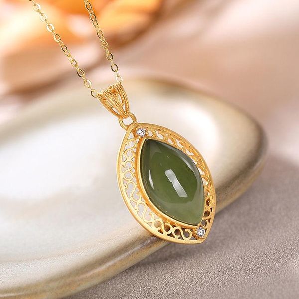 chains original silver inlaid natural hetian sapphire hollow diamond pendant necklace chinese style retro charming women's jewelry
chains original silver inlaid natural hetian sapphire hollow diamond pendant necklace chinese style retro charming women's jewelry