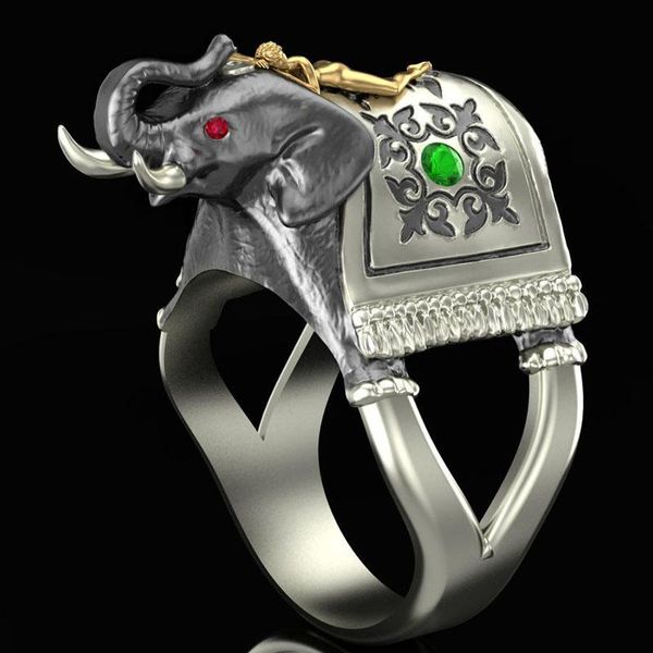 punk elephant ring gorgeous big metal mount animal party finger for men women steampunk jewelry hiphop z4m518 cluster rings, Golden;silver
punk elephant ring gorgeous big metal mount animal party finger for men women steampunk jewelry hiphop z4m518 cluster rings, Golden;silver