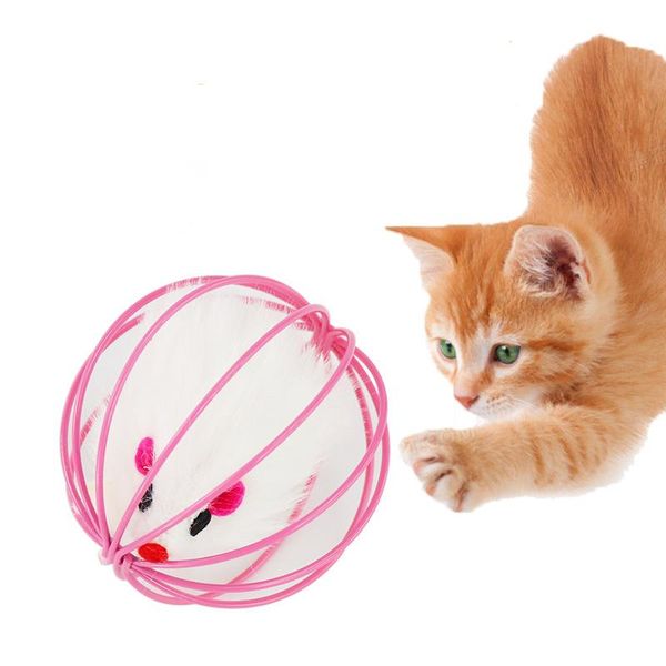 2pc cat toy bell mouse toys feather catnip bouncy ball plastic artificial colorful interactive pet supplies
2pc cat toy bell mouse toys feather catnip bouncy ball plastic artificial colorful interactive pet supplies