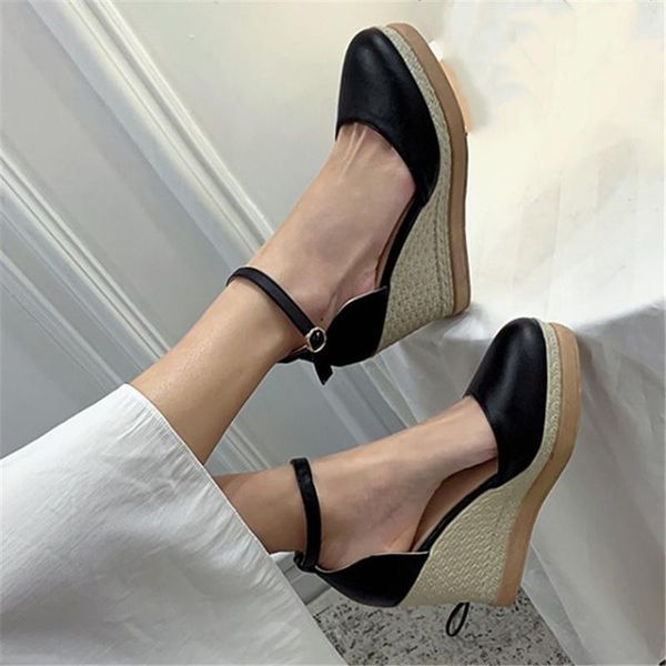 summer bohemia beach sandals women wedge high heels platform ankle strap party date dress office lady shoes white1, Black
summer bohemia beach sandals women wedge high heels platform ankle strap party date dress office lady shoes white1, Black