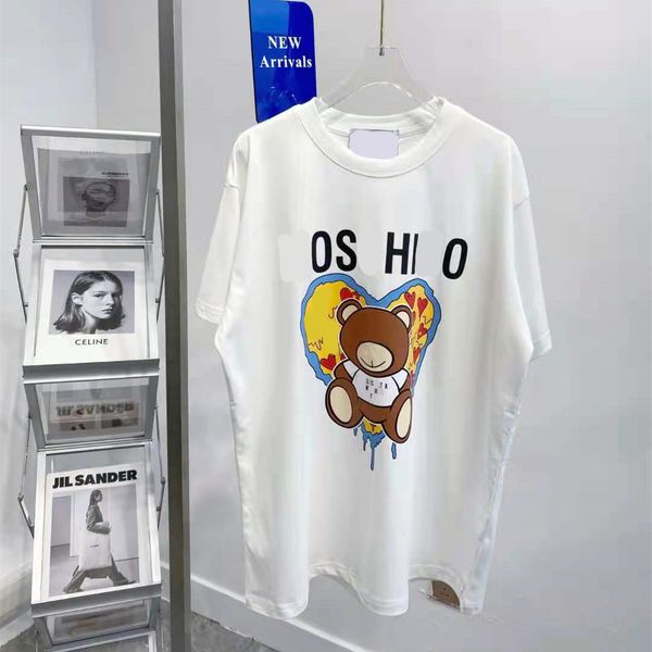 high version 2021 summer new fashion love printed cartoon simple, fresh, breathable and comfortable couple short sleeves, White
high version 2021 summer new fashion love printed cartoon simple, fresh, breathable and comfortable couple short sleeves, White