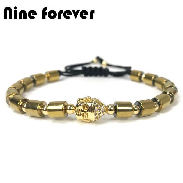 charm bracelets nine forever hematite bracelet men buddha braiding macrame for women pulseira masculina feminina natural stone, Golden;silver
charm bracelets nine forever hematite bracelet men buddha braiding macrame for women pulseira masculina feminina natural stone, Golden;silver