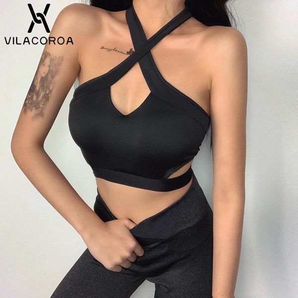 cross halter hollow cropped women sleeveless backless black skinny bandage vest streetwear female tank women's tanks & camis, White
cross halter hollow cropped women sleeveless backless black skinny bandage vest streetwear female tank women's tanks & camis, White