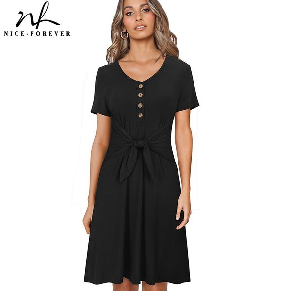 nice-forever summer women fashion bandage green dresses casual oversized shift dress btya244 210419, White
nice-forever summer women fashion bandage green dresses casual oversized shift dress btya244 210419, White