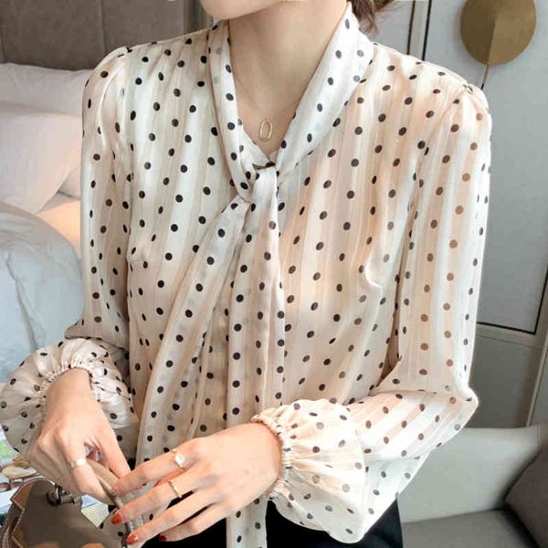 fashion woman blouses bow v-neck dot chiffon blouse shirt women long sleeve blouse women womens and blouses c908 210426, White
fashion woman blouses bow v-neck dot chiffon blouse shirt women long sleeve blouse women womens and blouses c908 210426, White