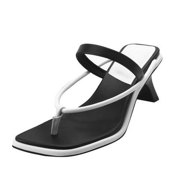 mixed colors genuine leather summer shoes woman concise flip-flops women slingbacks slippers elegant high heels pumps, Black
mixed colors genuine leather summer shoes woman concise flip-flops women slingbacks slippers elegant high heels pumps, Black