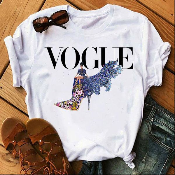 vogue letter harajuku leisure fashion women t shirt casual loose thin section tee cute woman tshirts, White
vogue letter harajuku leisure fashion women t shirt casual loose thin section tee cute woman tshirts, White