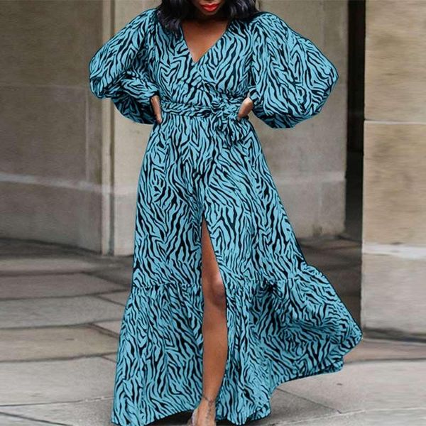 casual dresses autumn women long maxi dress vonda 2021 sleeve leopard printed party vestidos v neck puff beach sundress, Black;gray
casual dresses autumn women long maxi dress vonda 2021 sleeve leopard printed party vestidos v neck puff beach sundress, Black;gray