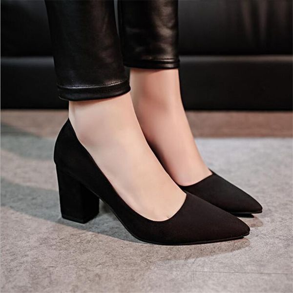 high heels women pumps nightclub wedding casual shoes pointed toe parties dress slip-on summer flock shallow square heel, Black
high heels women pumps nightclub wedding casual shoes pointed toe parties dress slip-on summer flock shallow square heel, Black