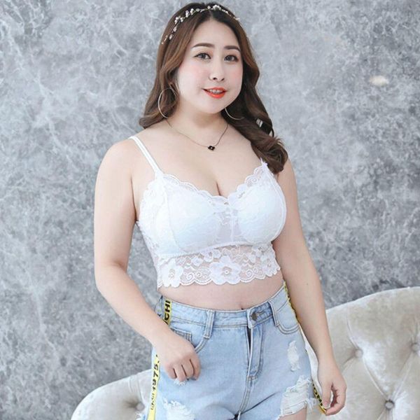 camisoles & tanks womens plus size deep v-neck crop seamless scalloped sheer floral lace bralette padded wireless underwear vest xl, Black;white
camisoles & tanks womens plus size deep v-neck crop seamless scalloped sheer floral lace bralette padded wireless underwear vest xl, Black;white