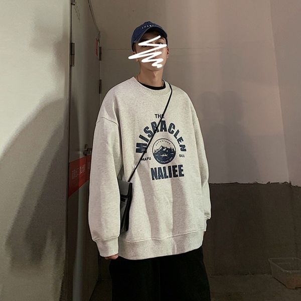 autumn new style sweater men's fashion round neck long sve loose pullover casual student handsome bottomed shirt, Black
autumn new style sweater men's fashion round neck long sve loose pullover casual student handsome bottomed shirt, Black