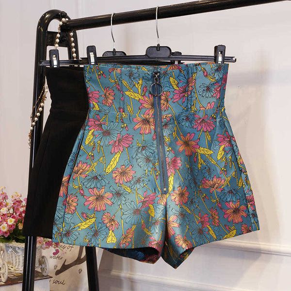 zipper high waist wide legs shorts women vintage flower printing women shorts fashion short femme black summer shorts 210611, White;black
zipper high waist wide legs shorts women vintage flower printing women shorts fashion short femme black summer shorts 210611, White;black