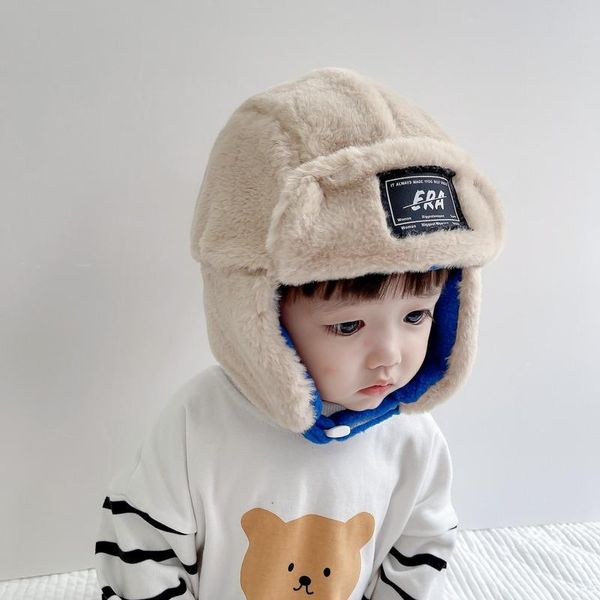 caps & hats winter children's warm earmuffs fashion boys and girls letter cloth label plush hat outdoor riding fleece soft, Yellow
caps & hats winter children's warm earmuffs fashion boys and girls letter cloth label plush hat outdoor riding fleece soft, Yellow