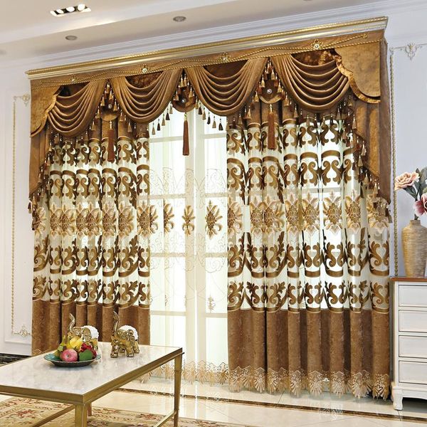 curtain & drapes blue/brown chenille jacquard european luxury classic embroidery of living room bedroom study villa decorative exquisite
curtain & drapes blue/brown chenille jacquard european luxury classic embroidery of living room bedroom study villa decorative exquisite