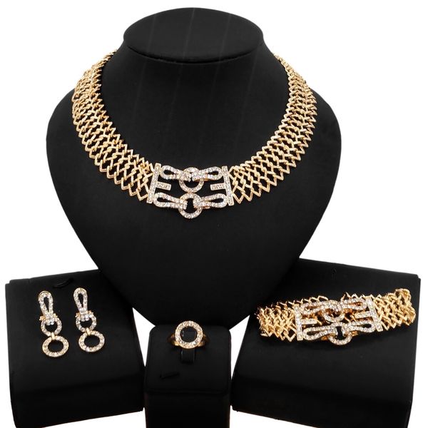 yulaili new big earrings and exquisite silver plated leaf shape necklace bracelet ring for women party jewellery sets wholesale, Black
yulaili new big earrings and exquisite silver plated leaf shape necklace bracelet ring for women party jewellery sets wholesale, Black