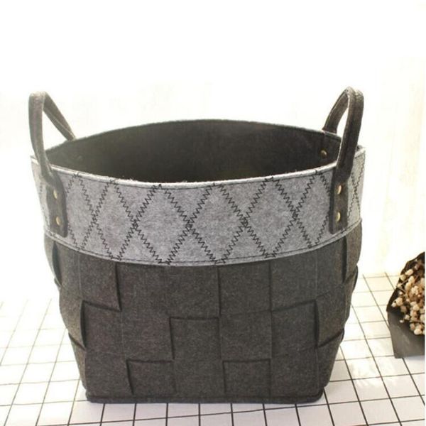 felt storage basket with armrests, sundries and laundry household items large capacity convenient durable to carry & organization
felt storage basket with armrests, sundries and laundry household items large capacity convenient durable to carry & organization
