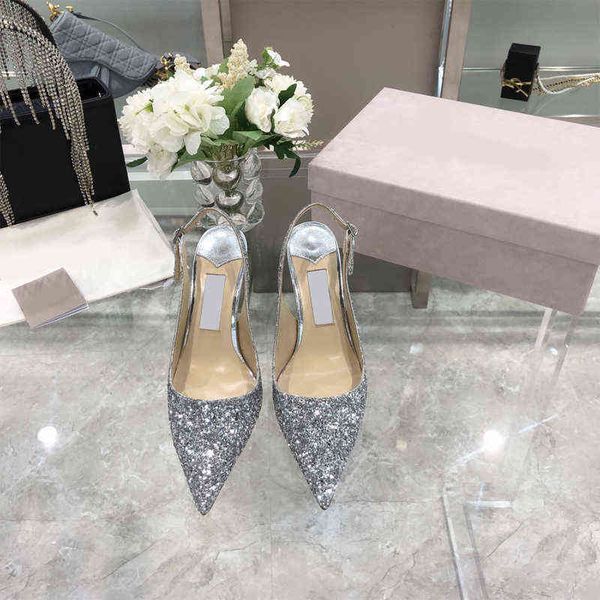 2022 j family thin heel pointed high heels golden banquet fairy shoes sequin bridmaid french sandals, Black
2022 j family thin heel pointed high heels golden banquet fairy shoes sequin bridmaid french sandals, Black