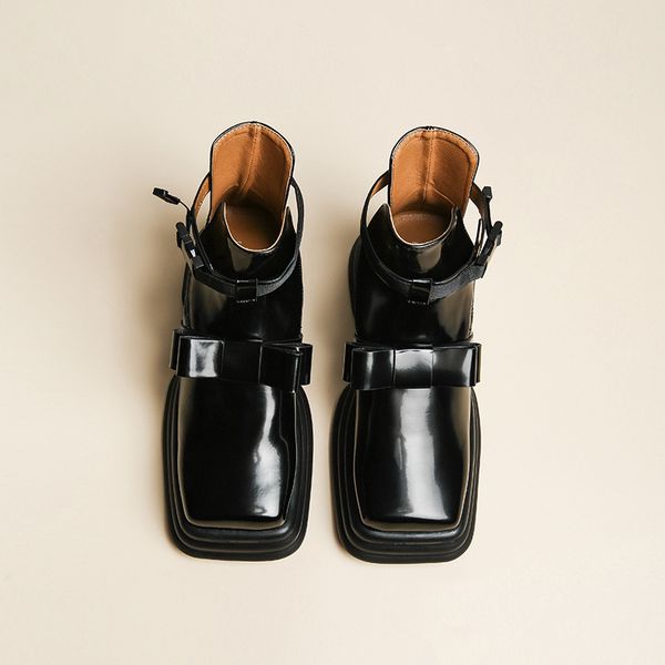 autumn new sweet style mary uniform leather shoes square head thick heel leffer women's outlet black friday
autumn new sweet style mary uniform leather shoes square head thick heel leffer women's outlet black friday