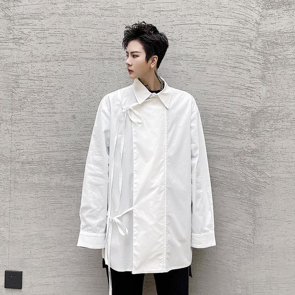 men spring summer long sleeve casual white shirt vintage fashion japan korea streetwear for male women couple men's shirts, White;black
men spring summer long sleeve casual white shirt vintage fashion japan korea streetwear for male women couple men's shirts, White;black