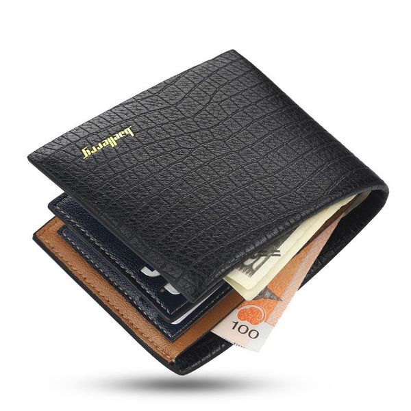 wallets classic leather short mens wallet business alligator pattern small money bag purse, Red;black
wallets classic leather short mens wallet business alligator pattern small money bag purse, Red;black