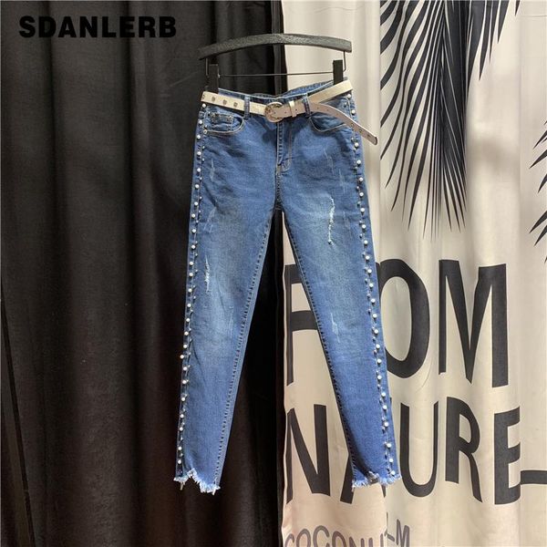 women's jeans blue pearls beads casual denim woman spring autumn vintage pocket skinny women femme stretchy pants jean
women's jeans blue pearls beads casual denim woman spring autumn vintage pocket skinny women femme stretchy pants jean