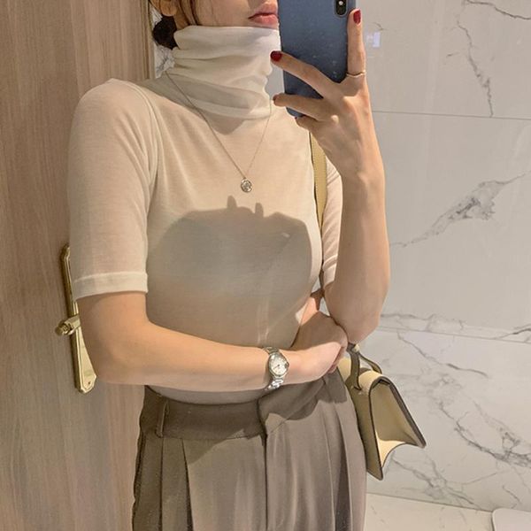women's t-shirt thin summer t shirt women elasticity korean style woman clothes slim tshirt female casual short sleeve, White
women's t-shirt thin summer t shirt women elasticity korean style woman clothes slim tshirt female casual short sleeve, White