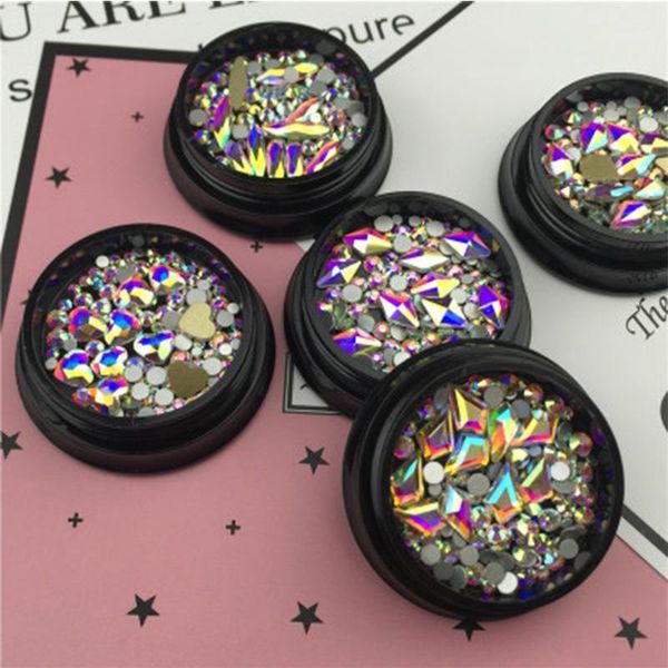 zziell nail rhinestones 3d crystal ab shiny stones charm glass non fix diiy decoration for art1, Silver;gold
zziell nail rhinestones 3d crystal ab shiny stones charm glass non fix diiy decoration for art1, Silver;gold
