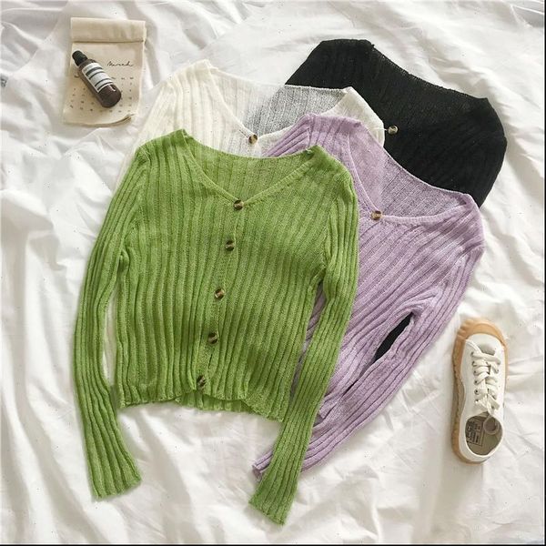 spring v neck coat knitted womens sweaters striped cardigan ol thin high waist single breasted long sleeved autumn, White;black
spring v neck coat knitted womens sweaters striped cardigan ol thin high waist single breasted long sleeved autumn, White;black