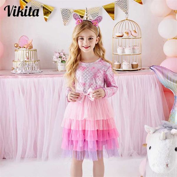 vikita girl mermaid sequins tutu dress ball gown performance birthday dancing dresses girls layered princess elegant party dress 211025, Red;yellow
vikita girl mermaid sequins tutu dress ball gown performance birthday dancing dresses girls layered princess elegant party dress 211025, Red;yellow