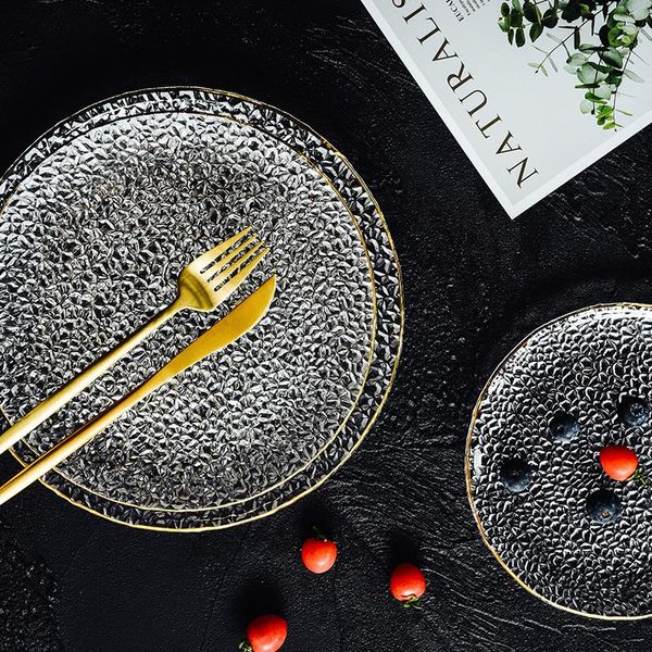 dishes & plates phnom penh glass plate embossed pattern transparent dessert cake western steak fruit kitchen tableware
dishes & plates phnom penh glass plate embossed pattern transparent dessert cake western steak fruit kitchen tableware