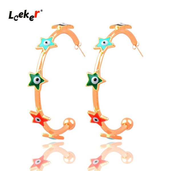 hoop & huggie leeker evil eye earrings for women red black blue white enamel earring 2021 trendy 316 lk2, Golden;silver
hoop & huggie leeker evil eye earrings for women red black blue white enamel earring 2021 trendy 316 lk2, Golden;silver